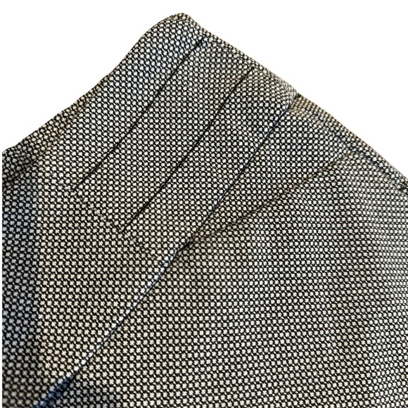 NY&Co New York and Company Black White Pull On Elastic Waist Trouser Dress Pants - Picture 6 of 6